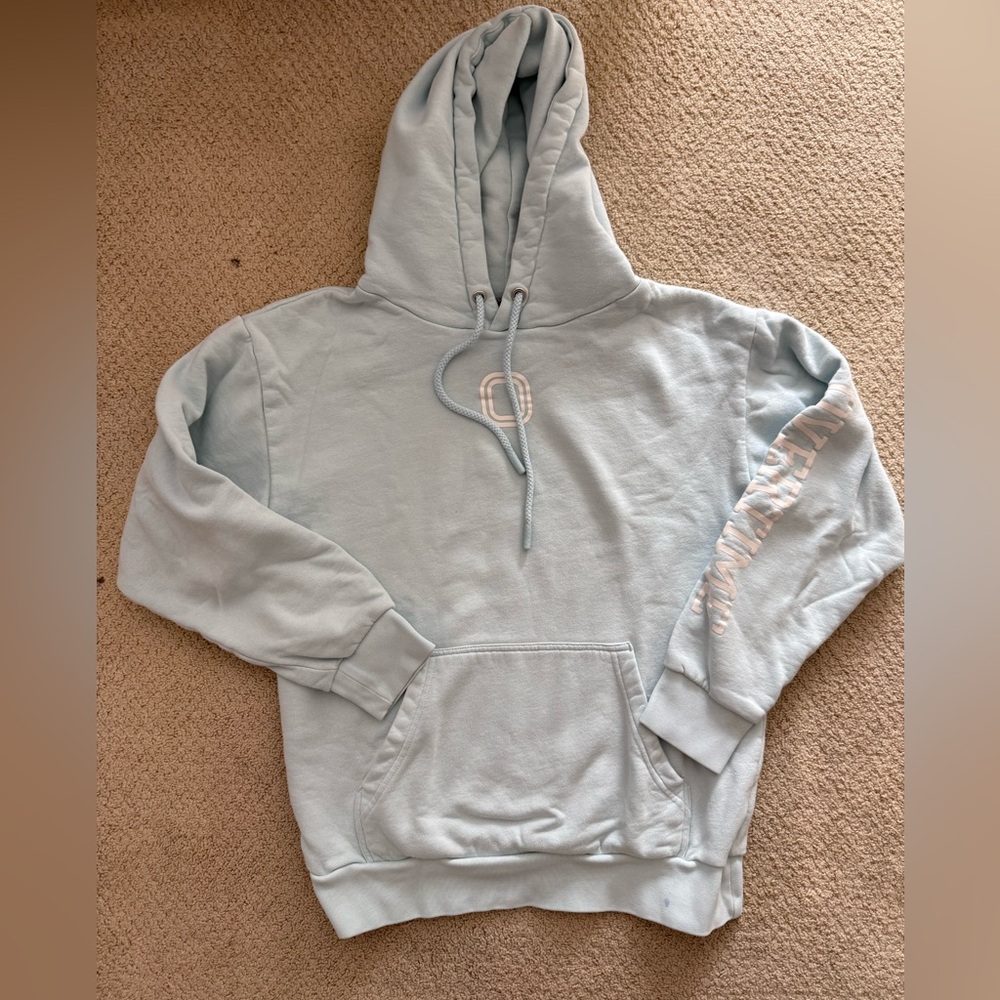 Overtime Adult Classic Hoodie size Small in light blue